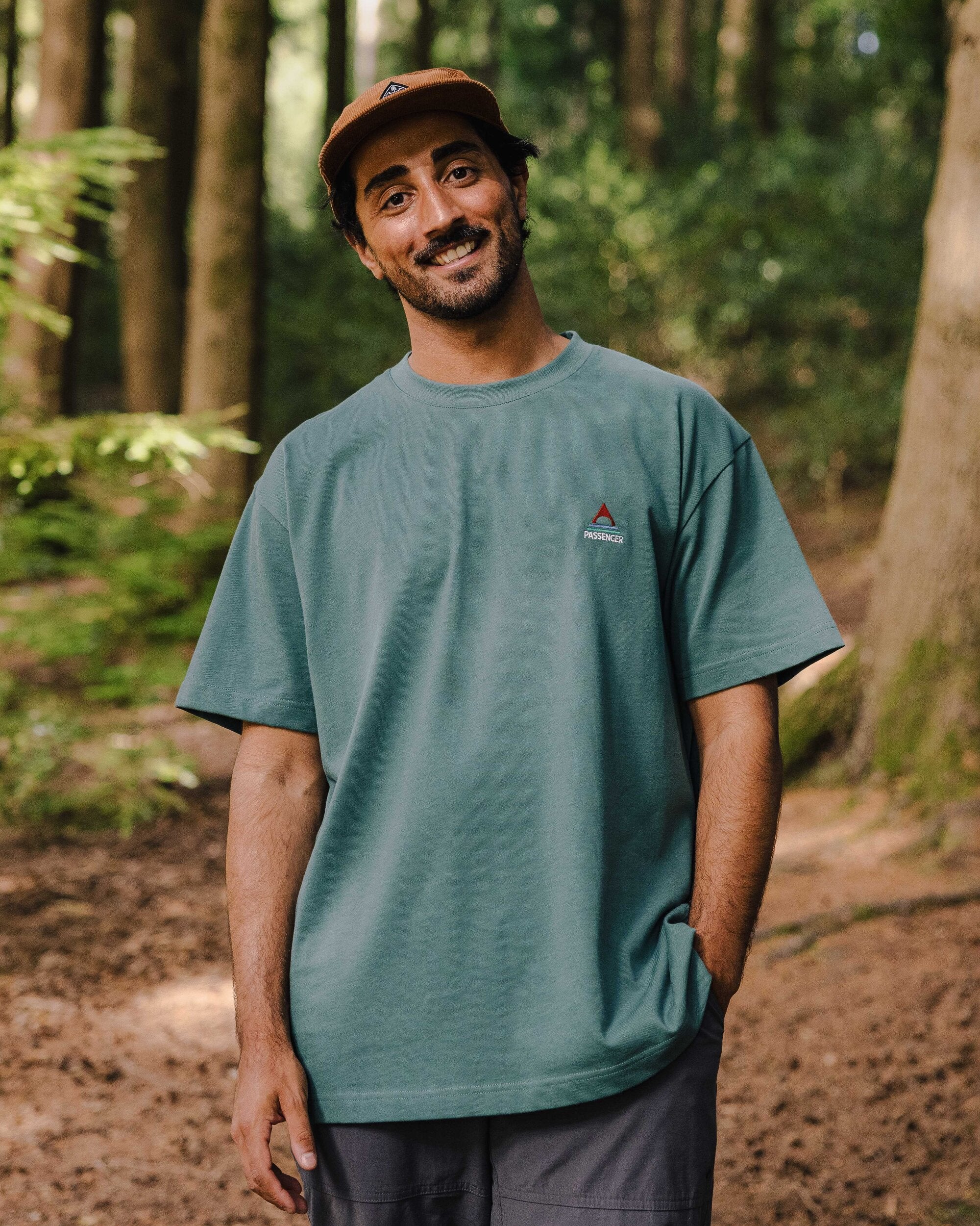 Vita Organic Relaxed Fit T-Shirt - Deep Ocean - Lifestyle