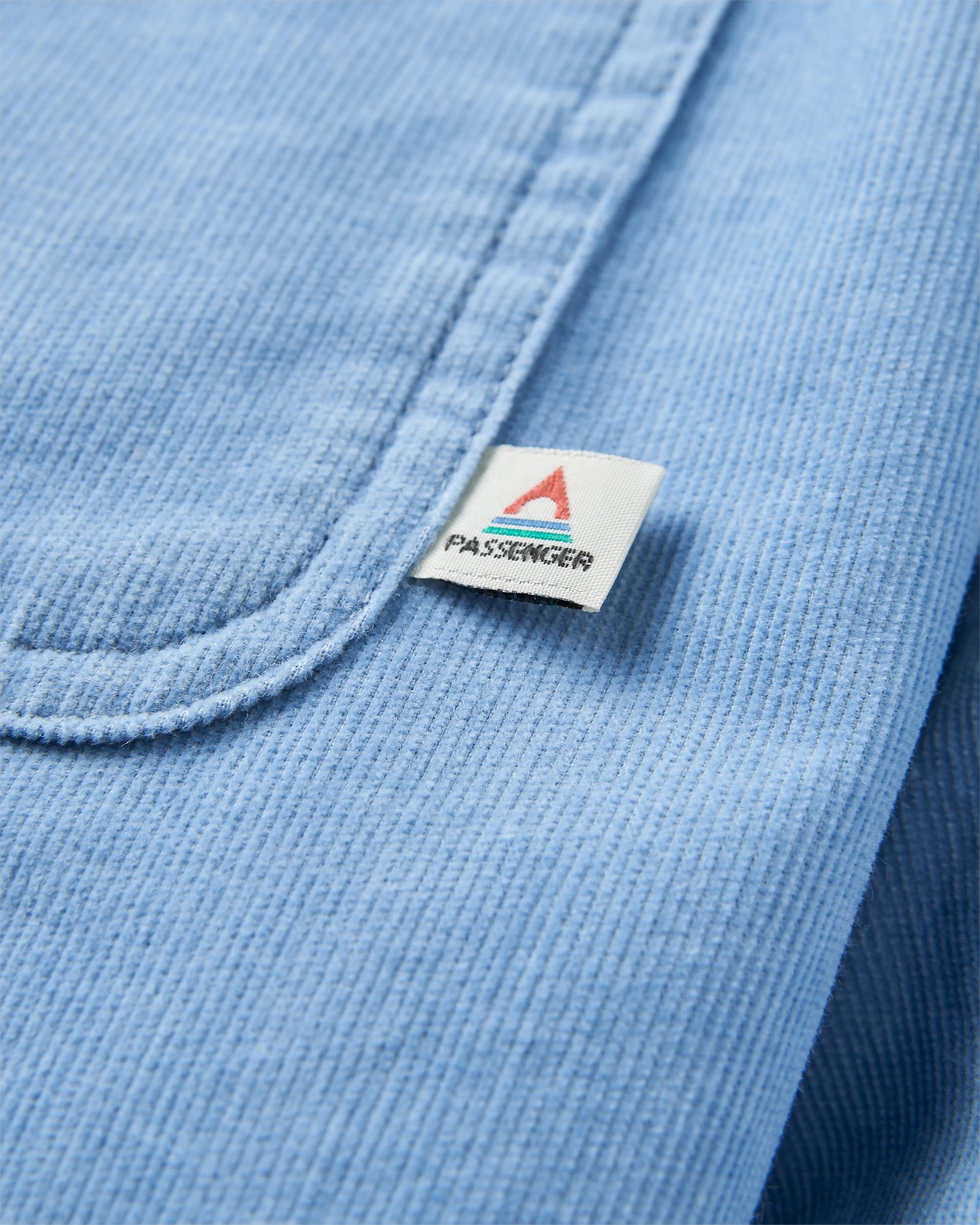 Backcountry Cord Light Shirt - Faded Denim - Flatlay