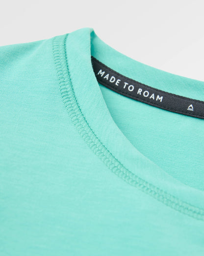 Roamer Men's Drirelease® Active T-Shirt - Aqua - Flatlay