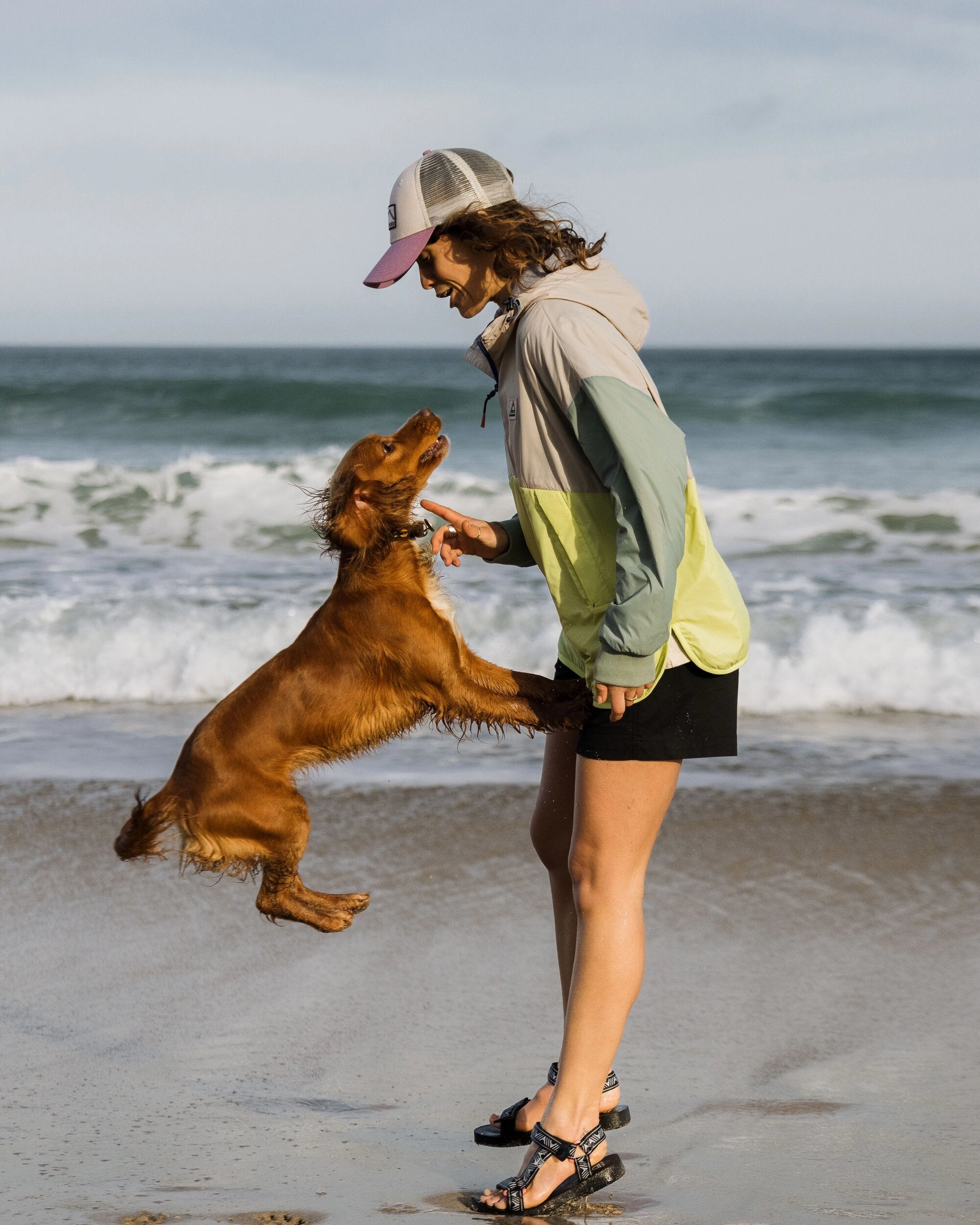 Moonlight Recycled Insulated Anorak - Lime Juice - Lifestyle