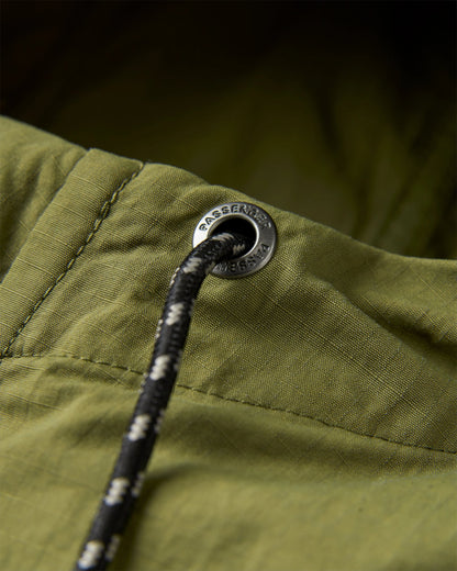 Seek Out Water Resistant Jacket - Khaki - Flatlay