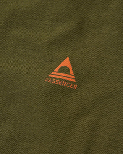 Classic Logo Drirelease® Active T-Shirt - Khaki - Flatlay