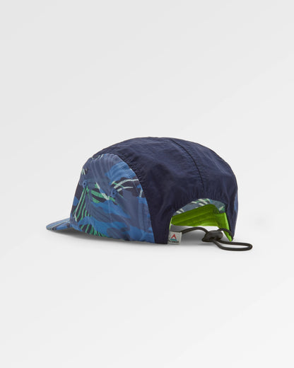 Emerge 5 Panel Trail Cap - Palm Camo Moonlight - Flatlay