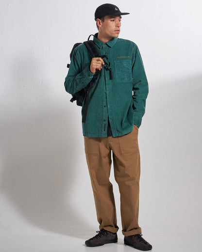 Backcountry Cord LTD Shirt - Deep Ocean - Studio Model
