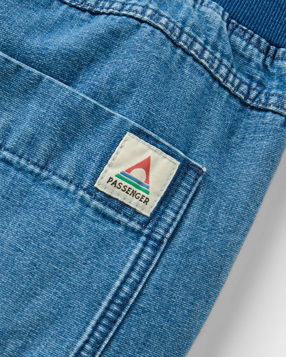 Hydrilla Denim Jogger - Denim Blue - Flatlay