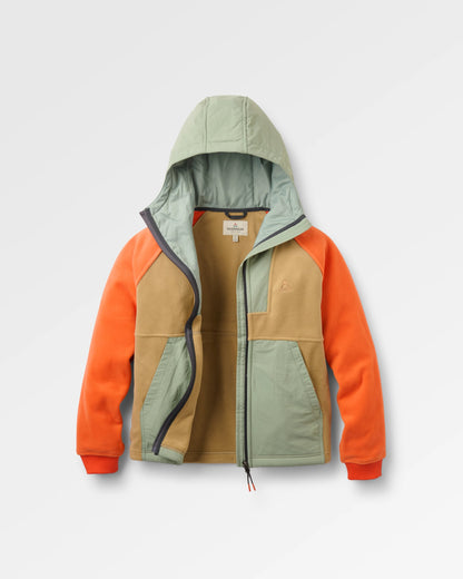 Alexander Full Zip Polartec® Fleece - Biscuit - Flatlay