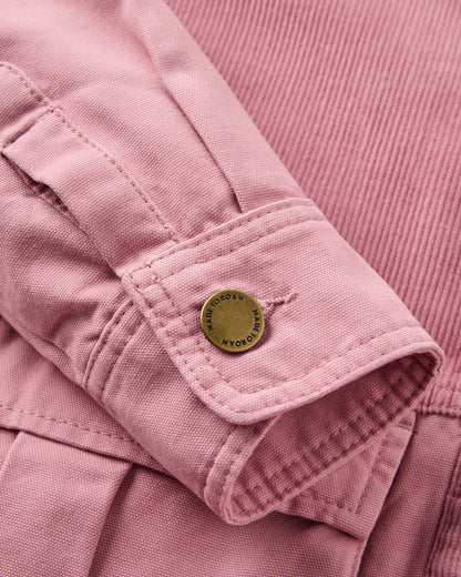 Nomad Corduroy Overshirt - Pink Haze - Flatlay