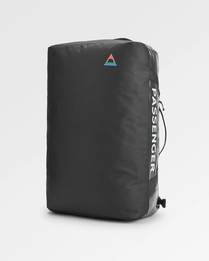 Roamer Recycled 60L Duffel Bag - Phantom Black - Flatlay