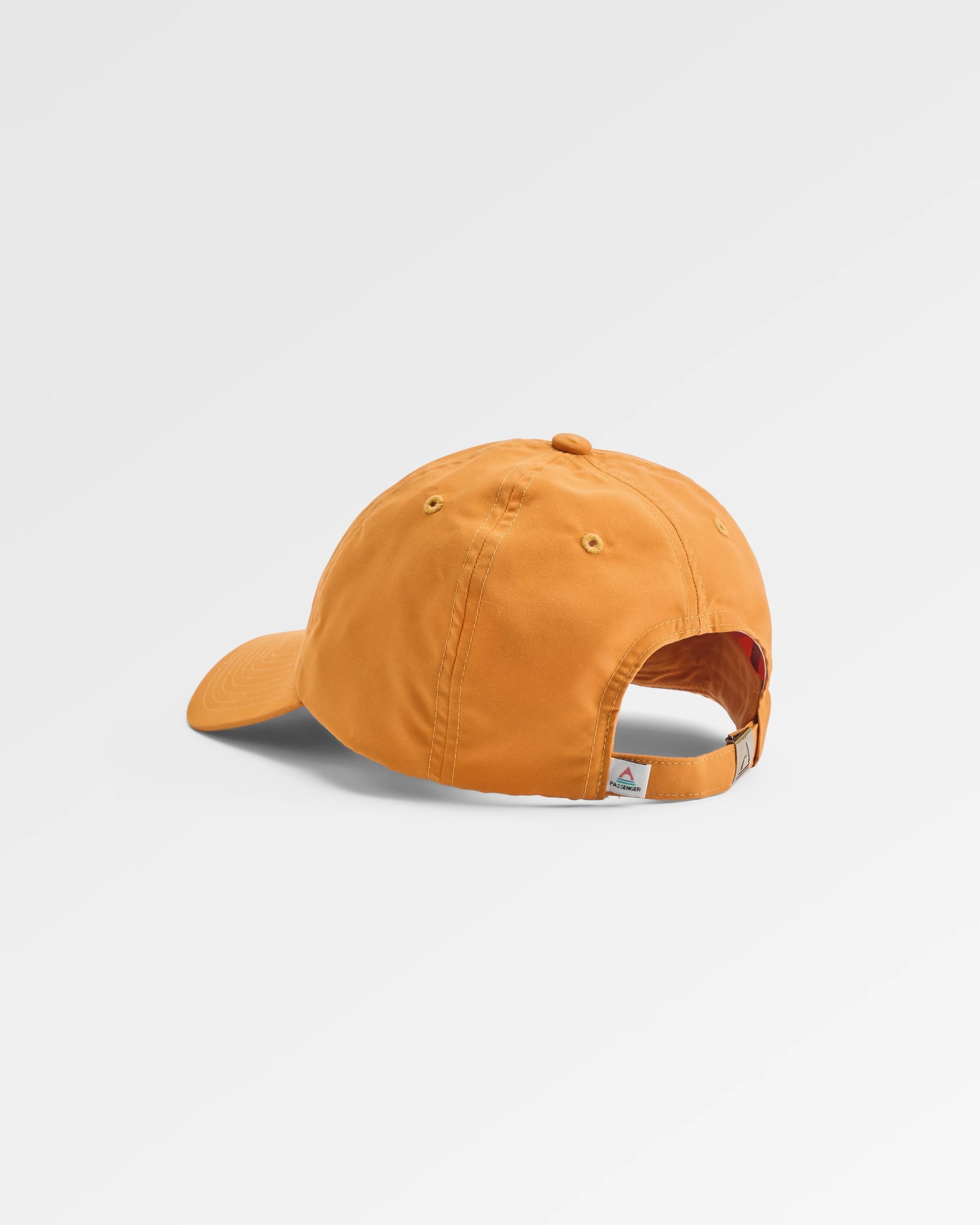 Classic Light Recycled 6 Panel Cap - Sunrise Orange - Flatlay