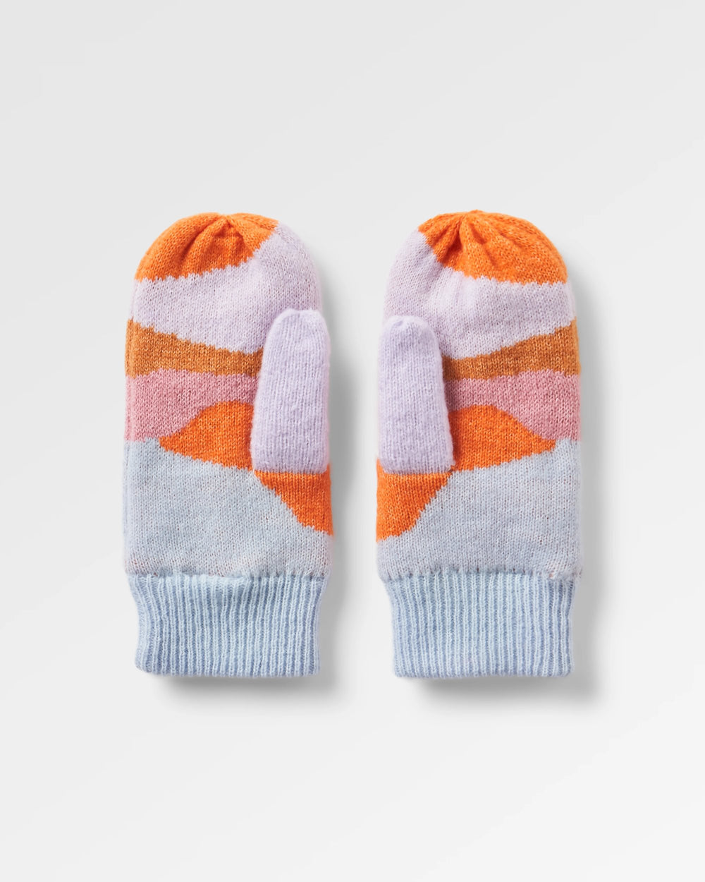Cloth Mittens Scenic Fleece Lined Mittens Scenic Sunrise Orange – Passenger