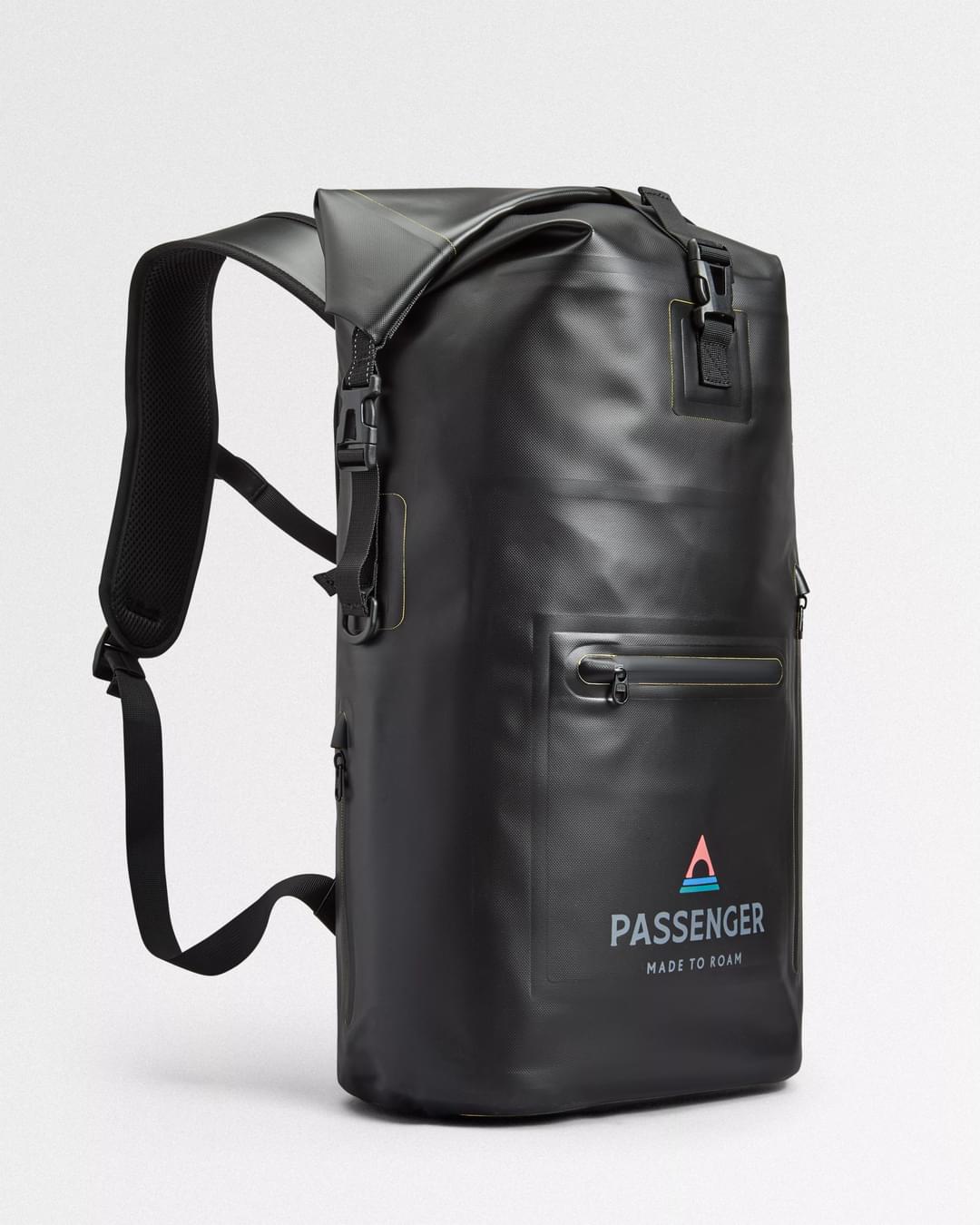 Tide 25L Recycled Dry Bag Backpack Black – Passenger