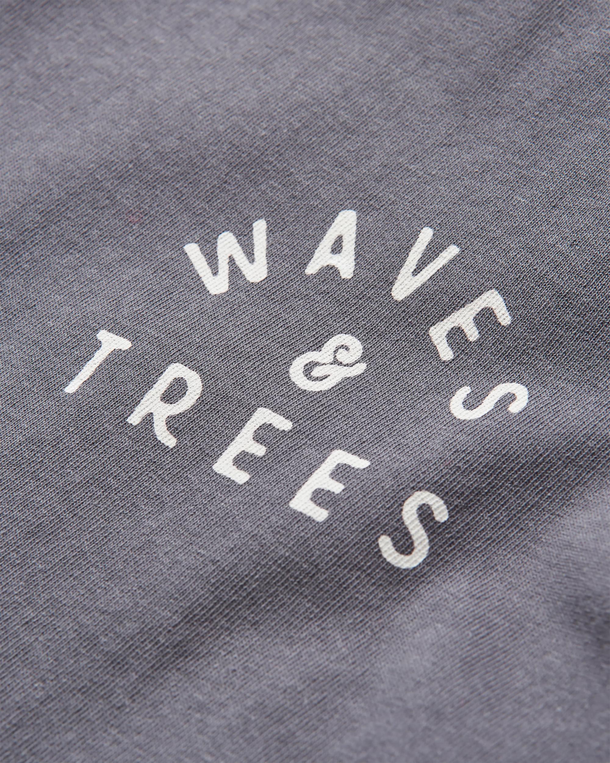 Penida T-Shirt - Charcoal - Flatlay