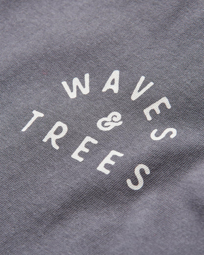 Penida T-Shirt - Charcoal - Flatlay