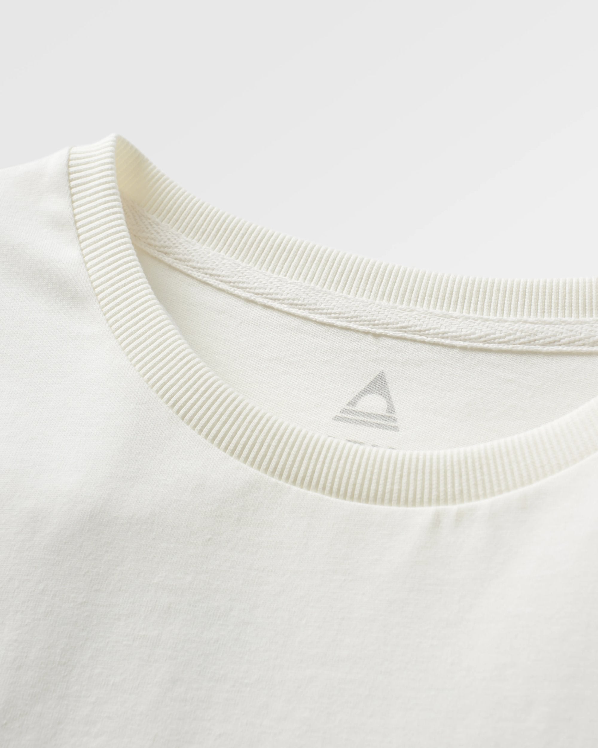 Better Outside Organic Cotton Oversized LS T-Shirt - Marshmallow - Flatlay