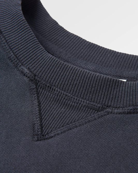 Heritage Recycled Cotton Sweatshirt - Black