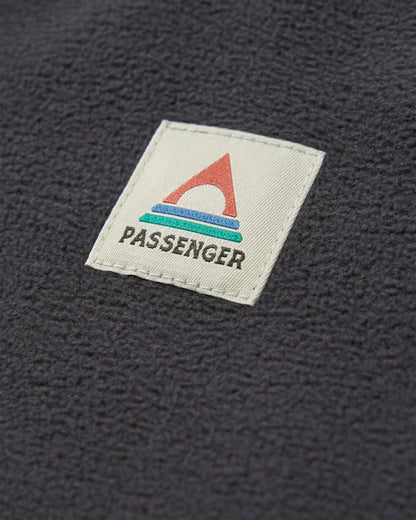 Switchback Recycled Micro Polartec® Fleece - Black - Flatlay