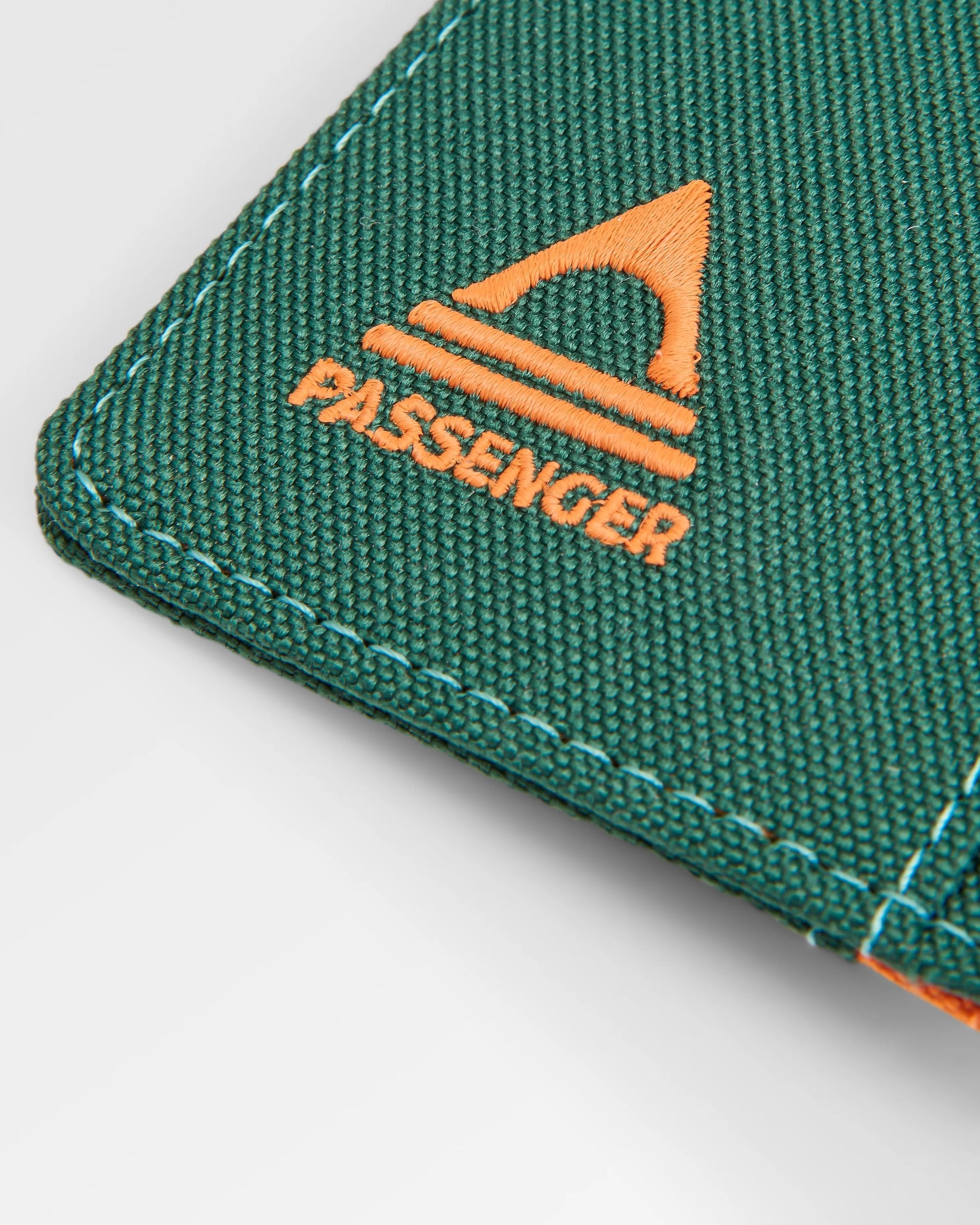 Mountain Recycled Card Holder - Rain Forest Orange Multi - Flatlay