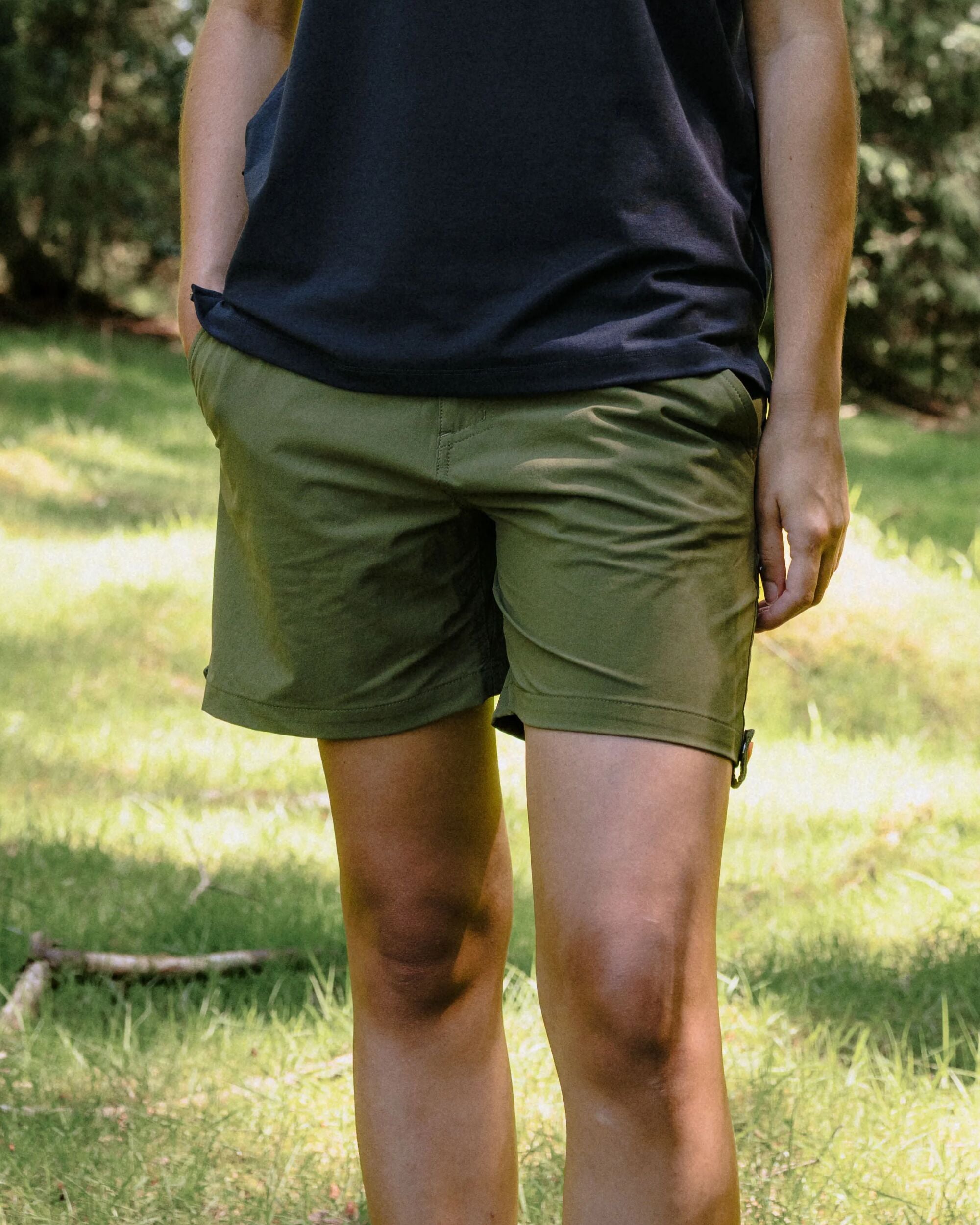 365 Trail Roll Up Short - Khaki - 