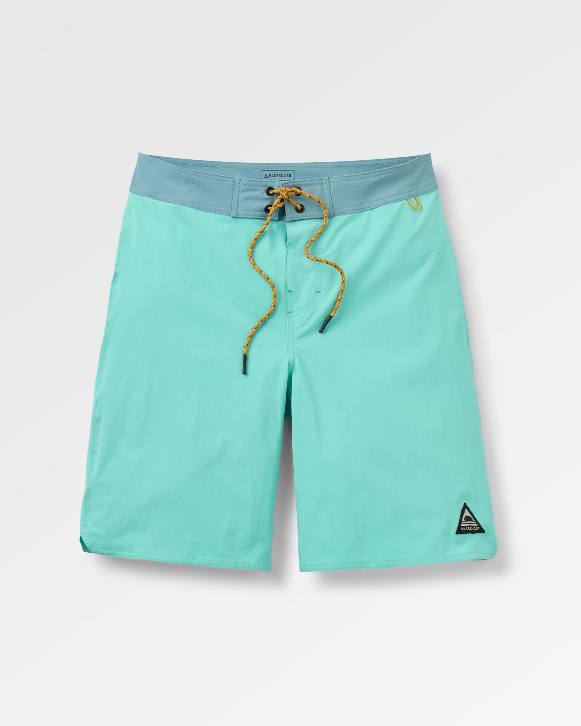 Cruiser NetPlus® Recycled 21" Boardshort - Aqua - Flatlay