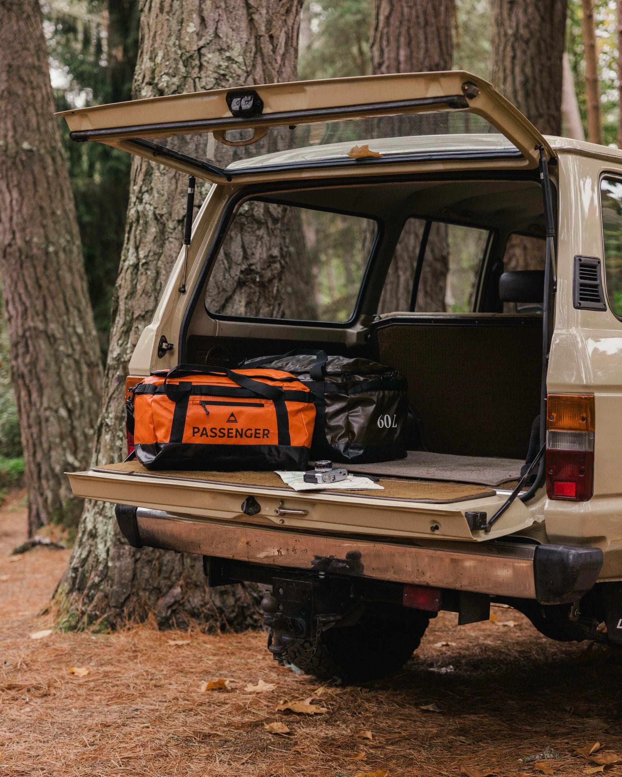 Roamer Recycled 40L Duffel Bag - Sunrise Orange - Lifestyle