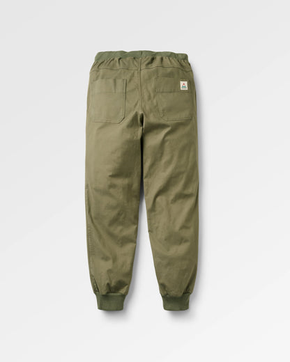 Hydrilla High Waisted Jogger - Dusty Olive - Flatlay