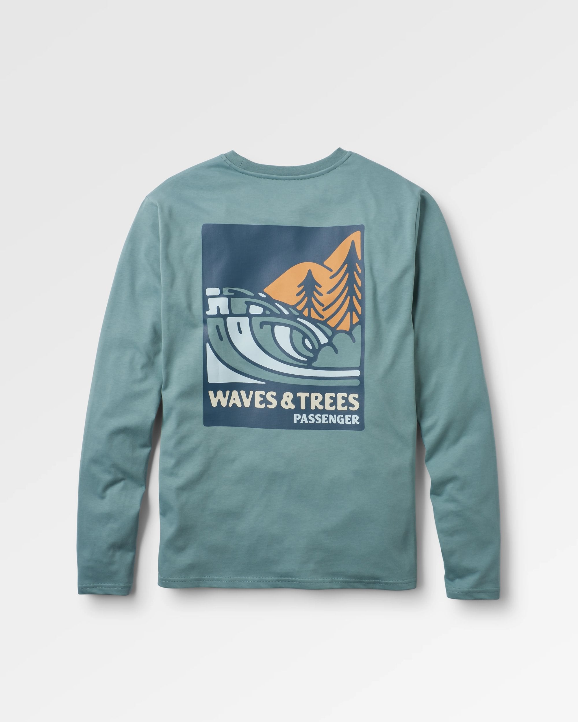 Waves & Trees Organic Cotton LS T-Shirt Stormy Sea – Passenger