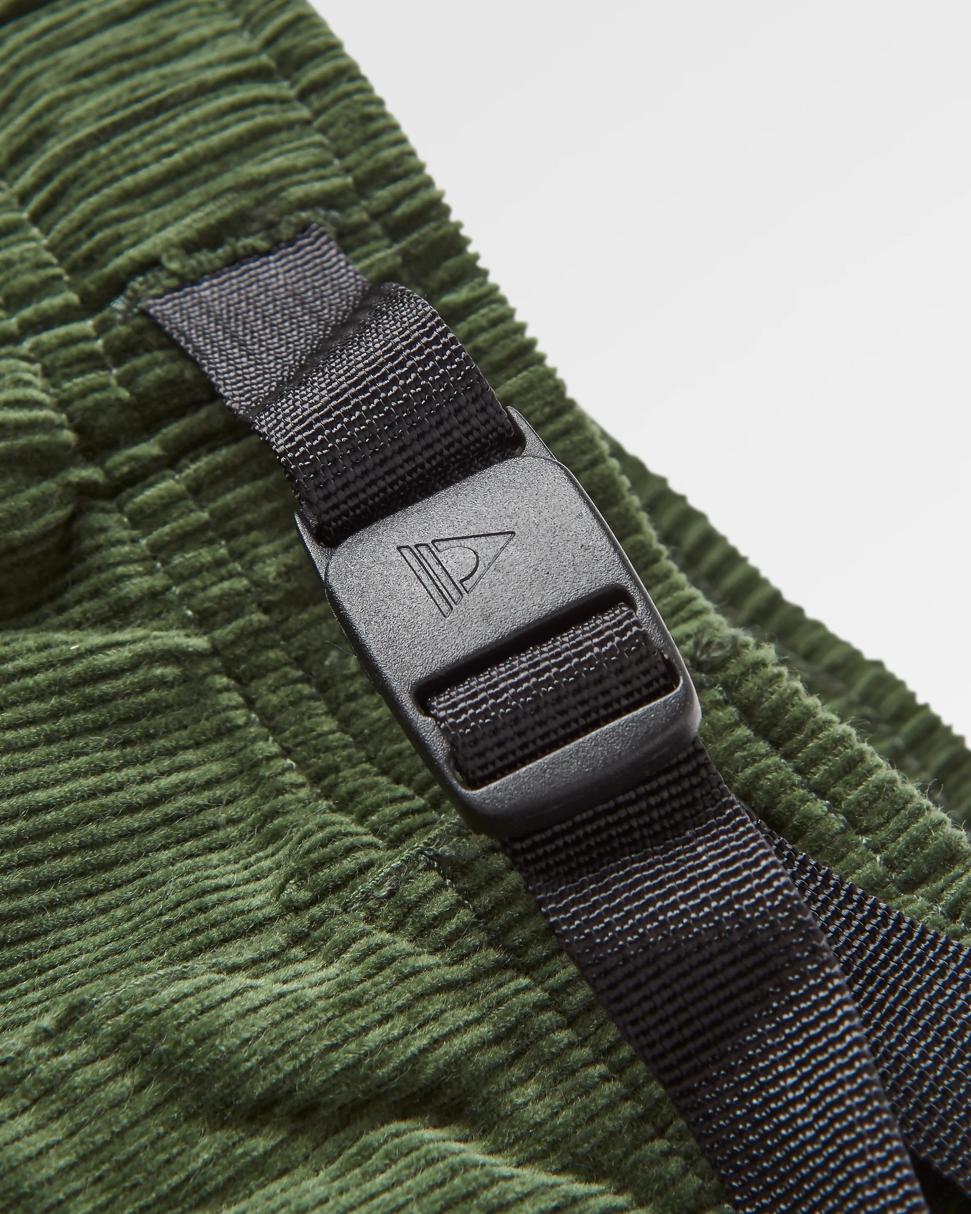 Adventurer Cord Trouser - Fir Tree - Flatlay
