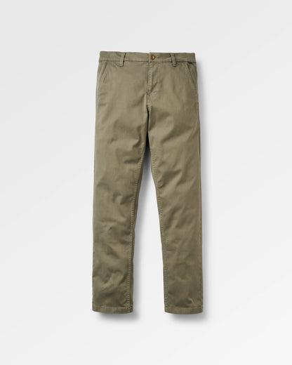 365 Organic Cotton Trouser - Dusty Olive
 - Flatlay