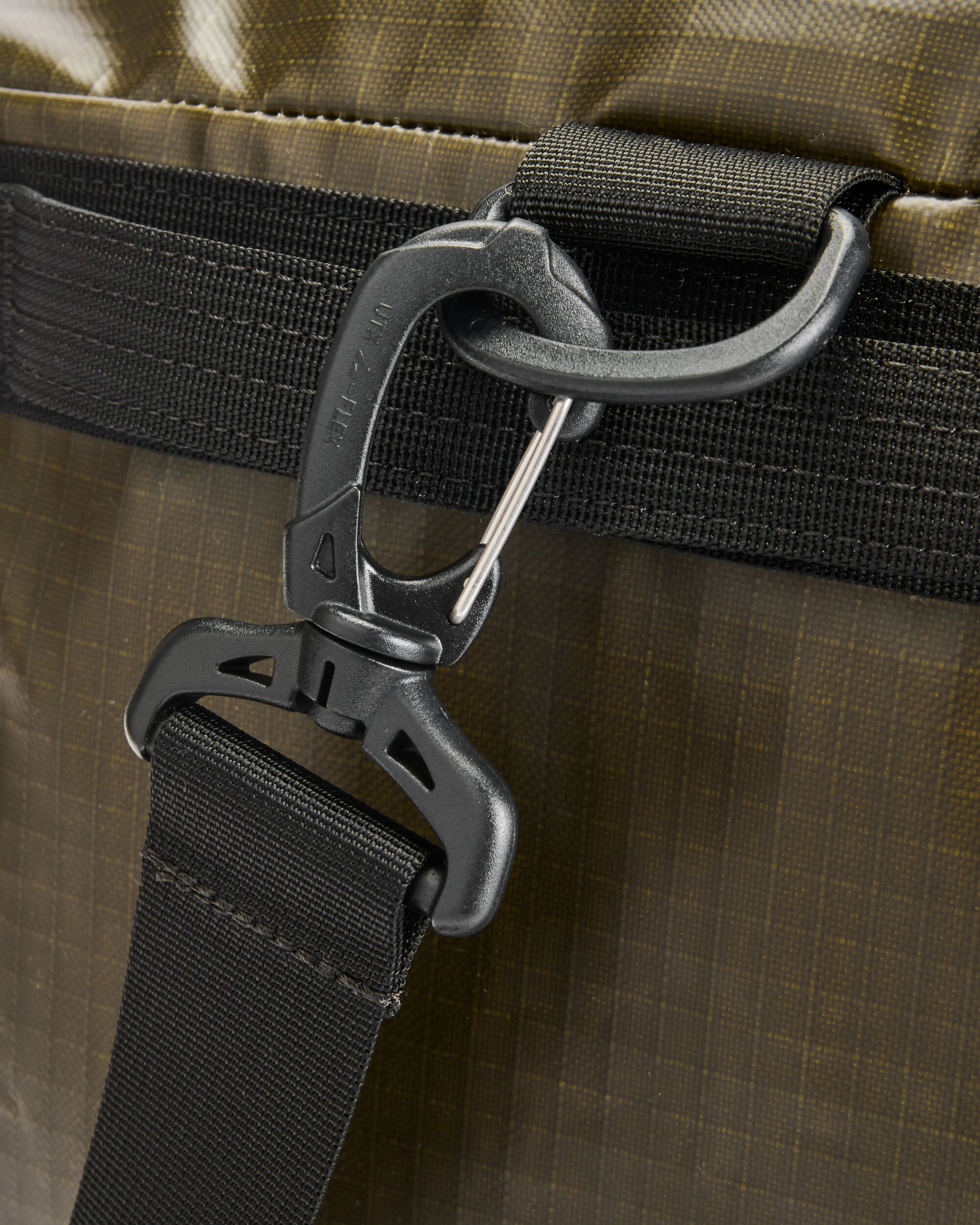 Roamer Recycled 60L Duffel Bag - Khaki - Flatlay