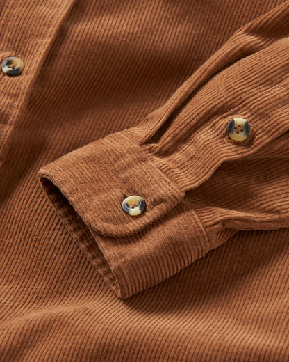 Backcountry Cord Shirt - Toffee - Flatlay