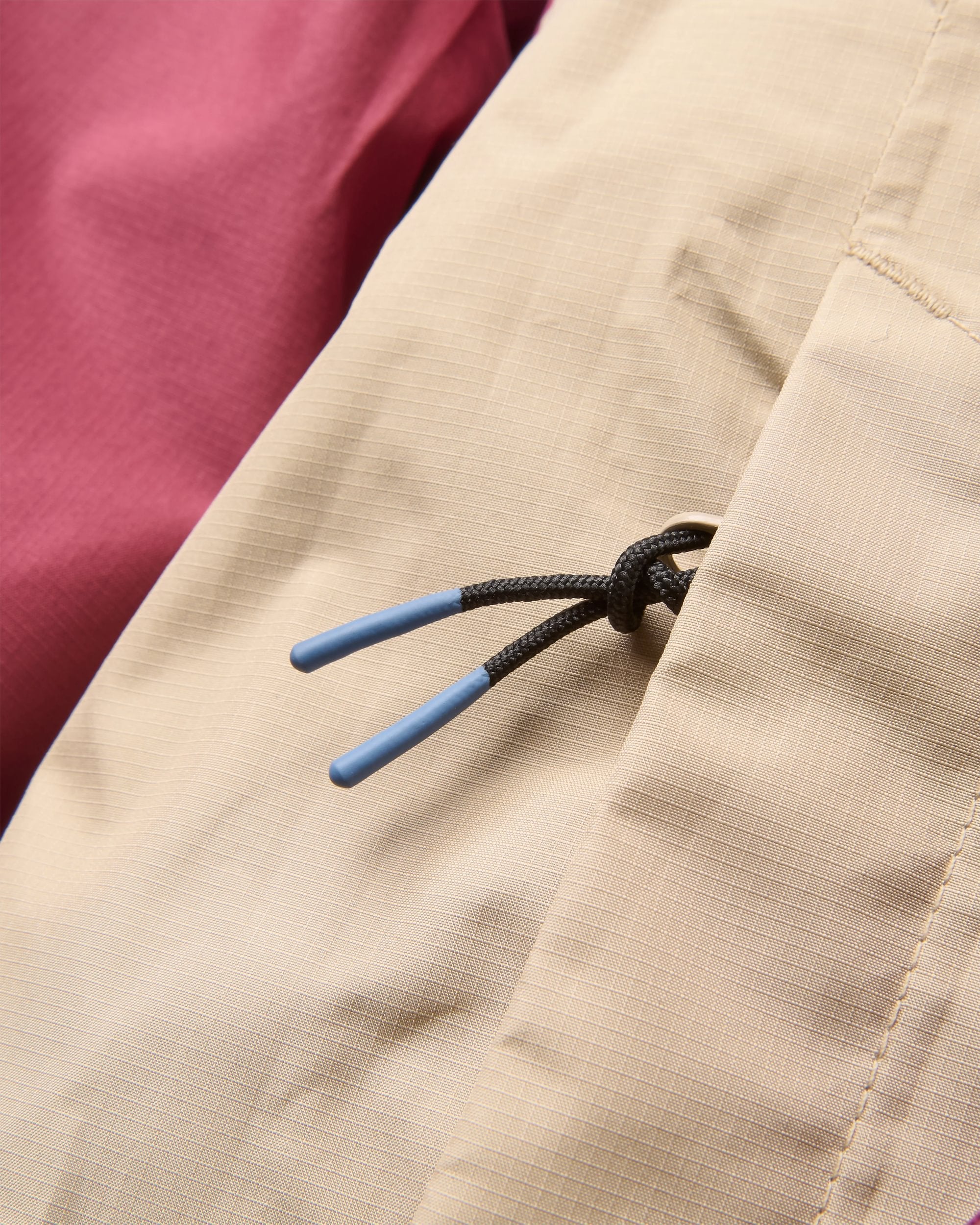 Trailscape Women's Waterproof Jacket - Maroon/Stone - Flatlay