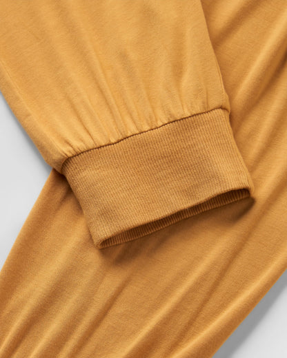 Day Dream Recycled Trouser - Spruce Yellow - Flatlay