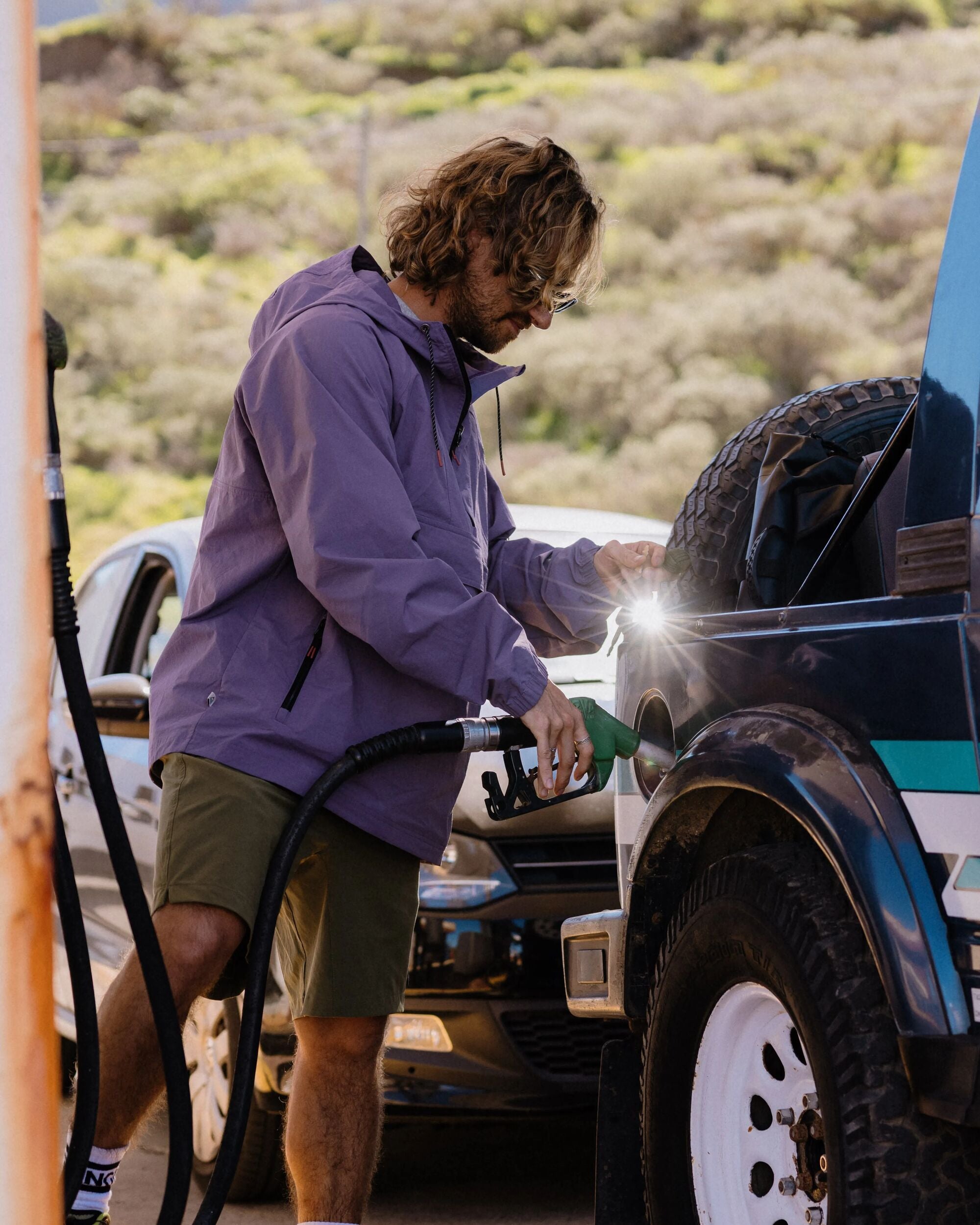 Seek Out Wind Resistant Anorak - Heather - Lifestyle