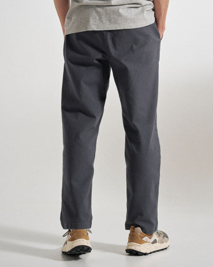 Adventurer Organic Canvas Trouser - Charcoal - Studio Model