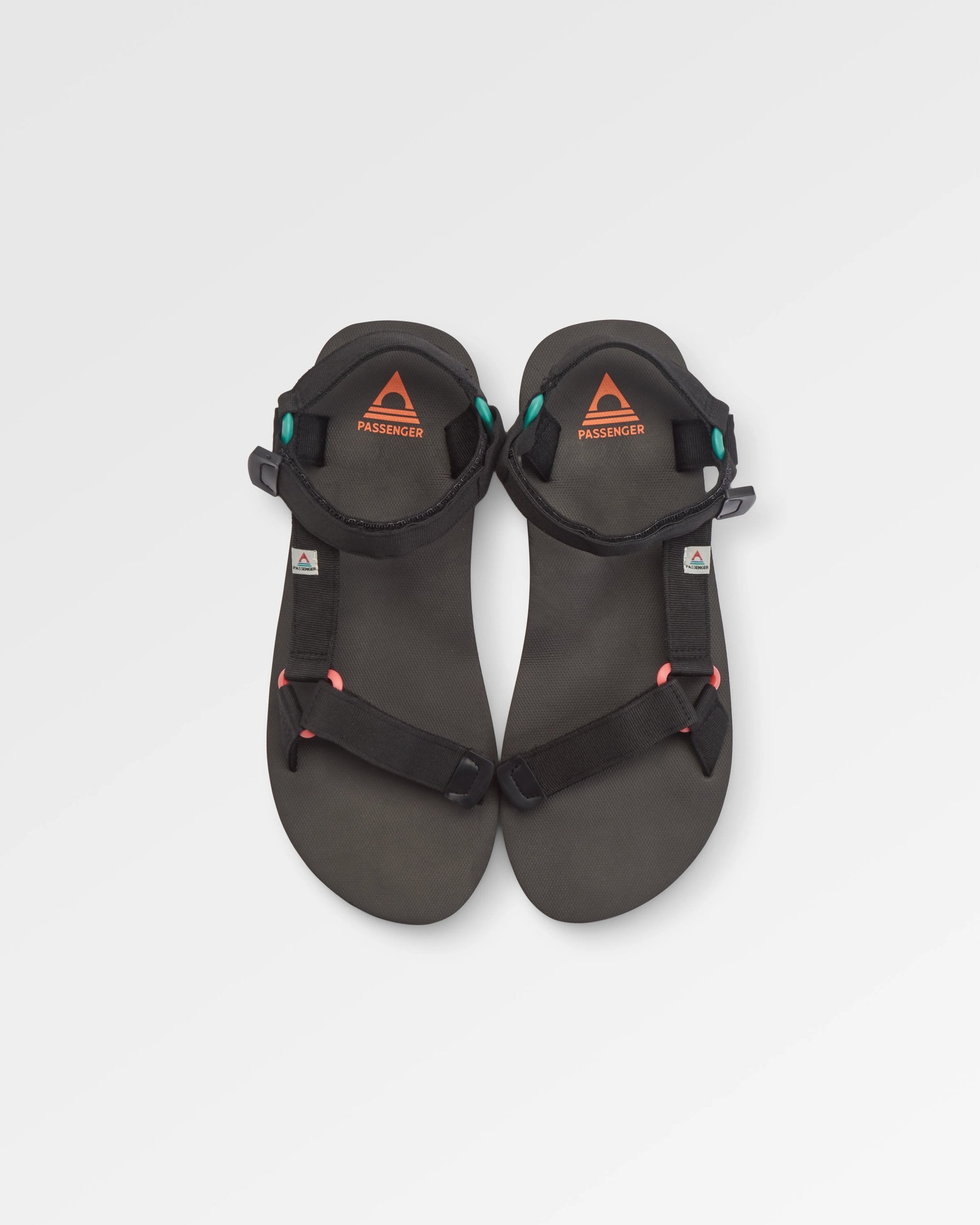 Monterey Sandal - Black - Flatlay