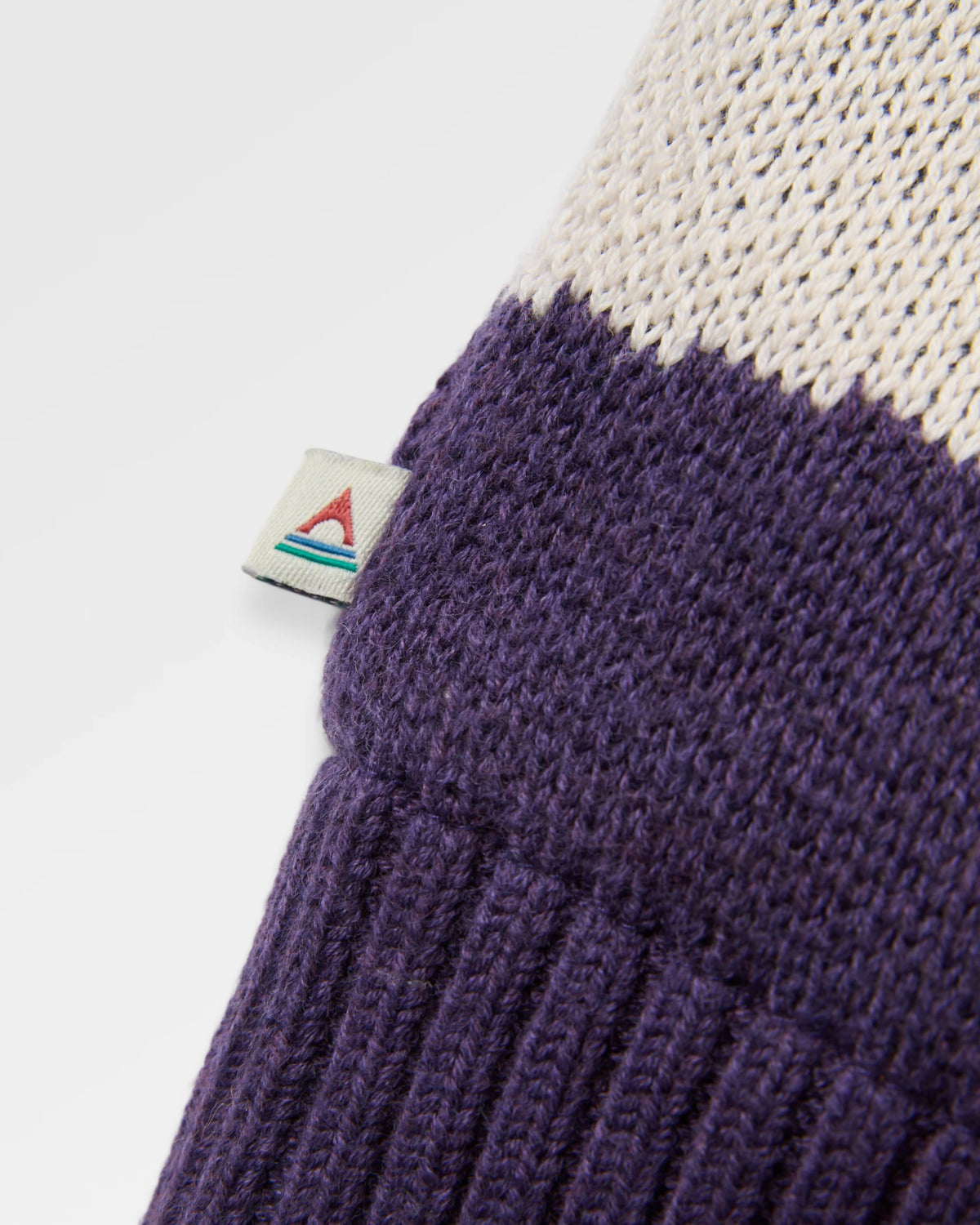 Squall Windproof Full-Zip Knitted Jumper - Scenic Deep Plum - Flatlay