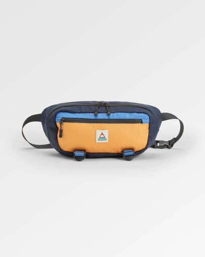 Boondocker Recycled Hip Pack - Honey/Dark Denim/Rich Navy - Flatlay