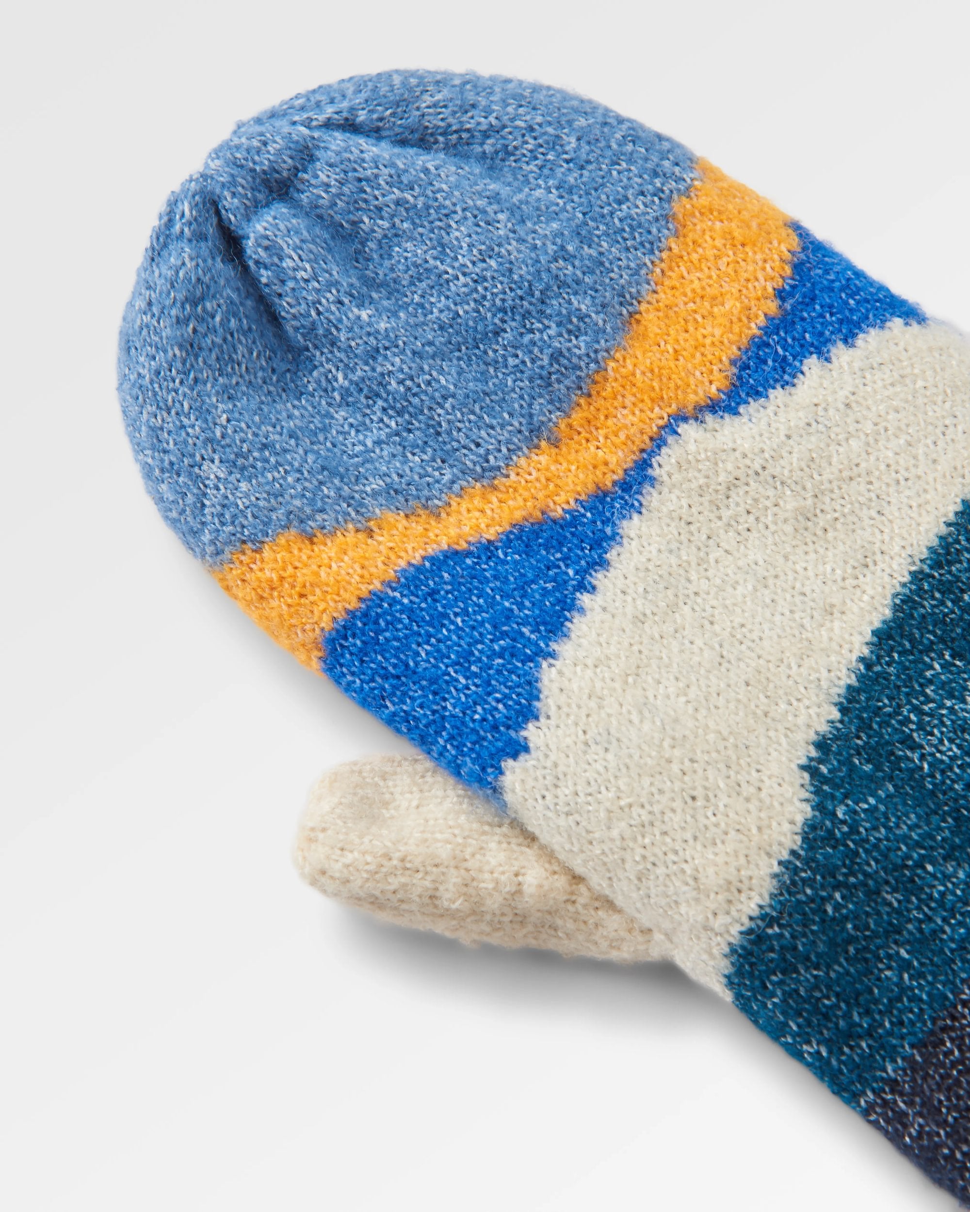 Scenic Recycled Fleece Lined Mittens - Scenic Orange - Flatlay