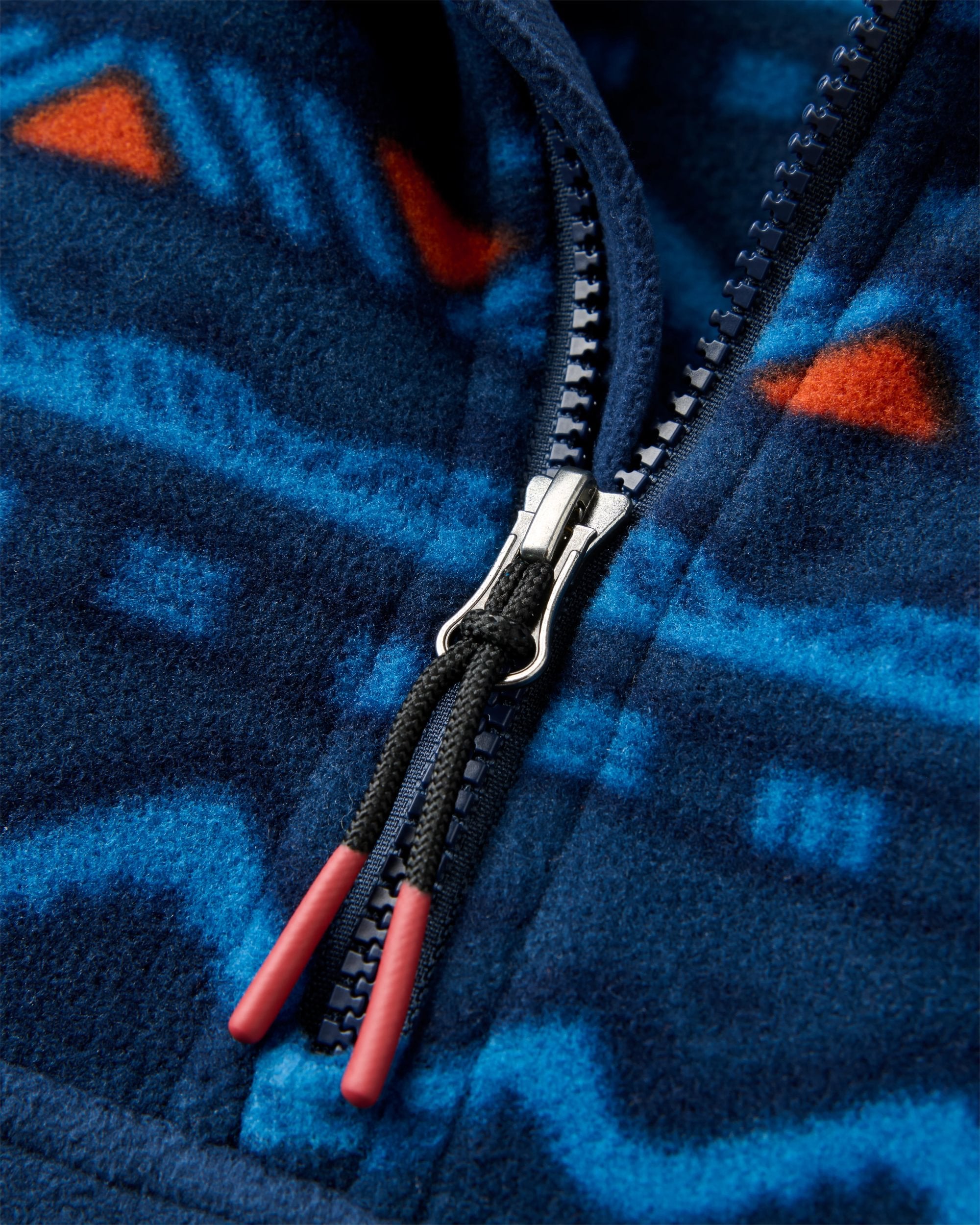 Set Off Polartec® 1/4 Zip Fleece - Mountain Geo Rich Navy - Flatlay