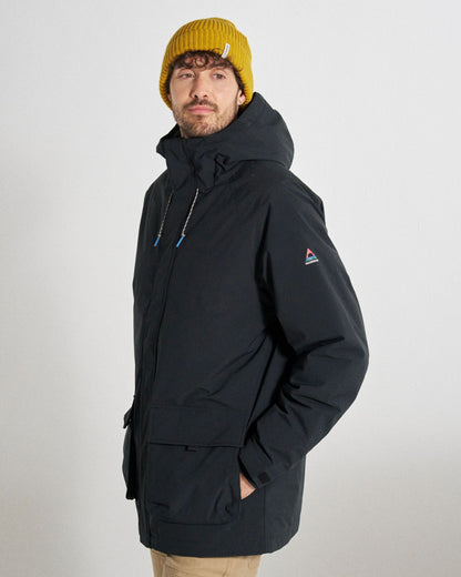Baltic Recycled Insulated Parka - Black - Studio Model