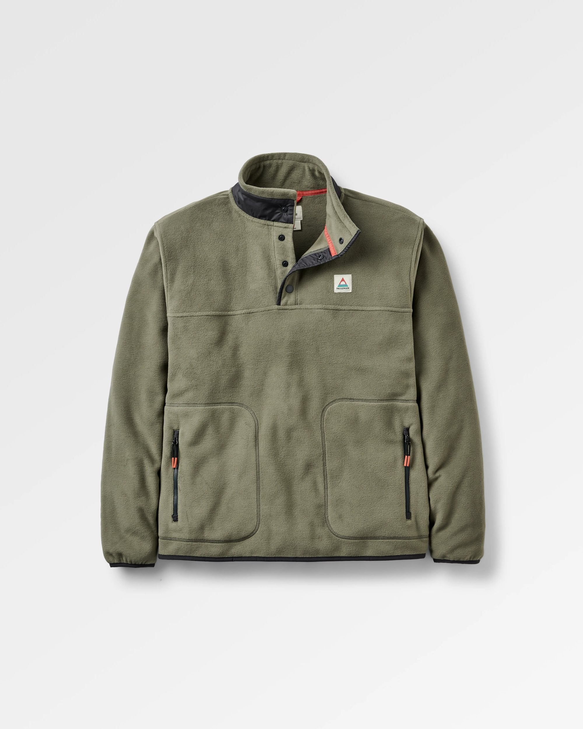 Dusk Recycled Polartec® Fleece - Dusty Olive - Flatlay