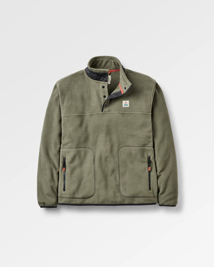 Dusk Recycled Polartec® Fleece - Dusty Olive - Flatlay
