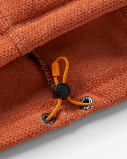 Men's Highland Recycled Polartec® Fleece - Rich Navy - Flatlay