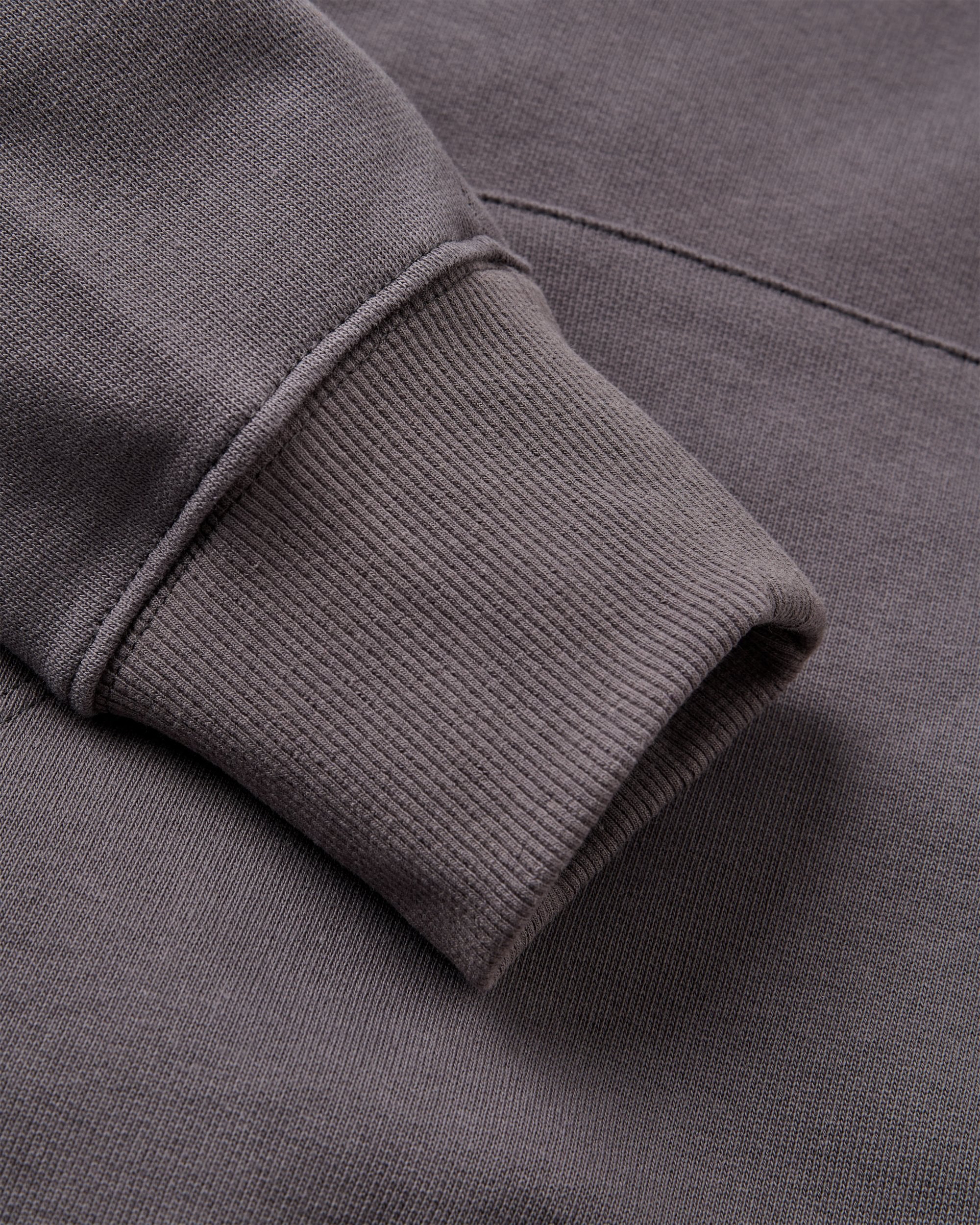 Dune Relaxed Fit Hoodie - Charcoal - Flatlay