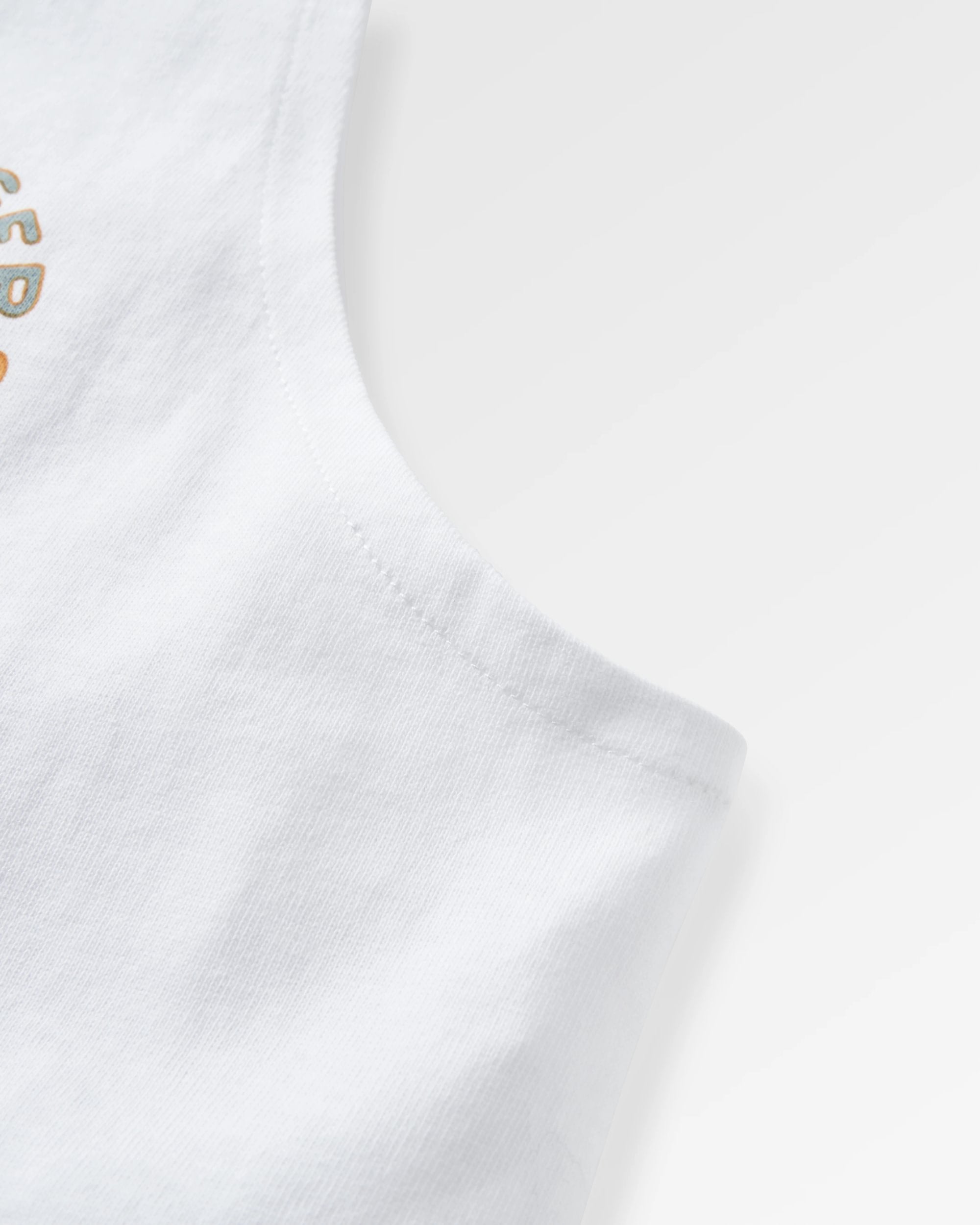 Dune Women's Recycled Cotton Vest - White - Flatlay