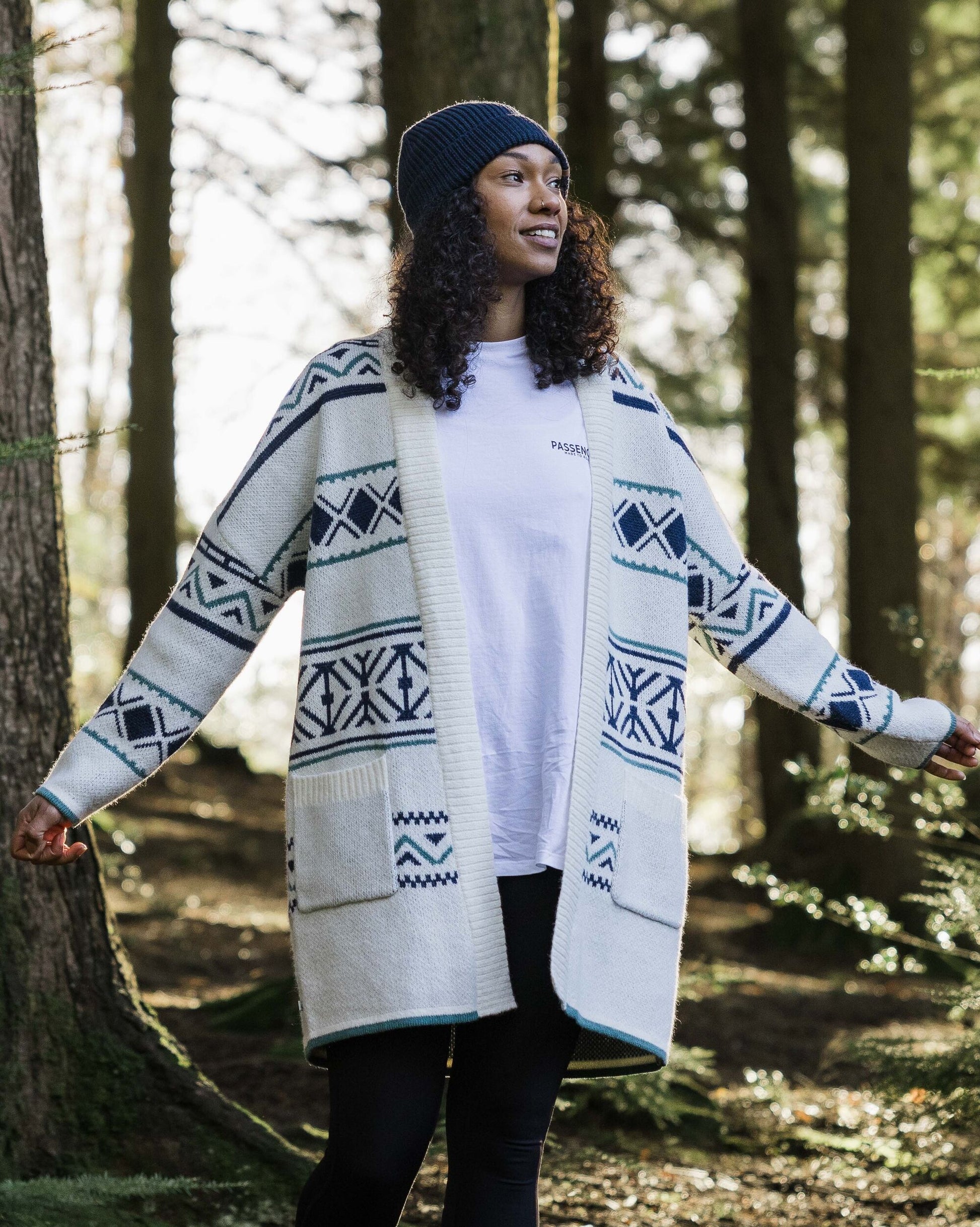 Dress French Connection Strickjacke Whimsical Recycled Knit