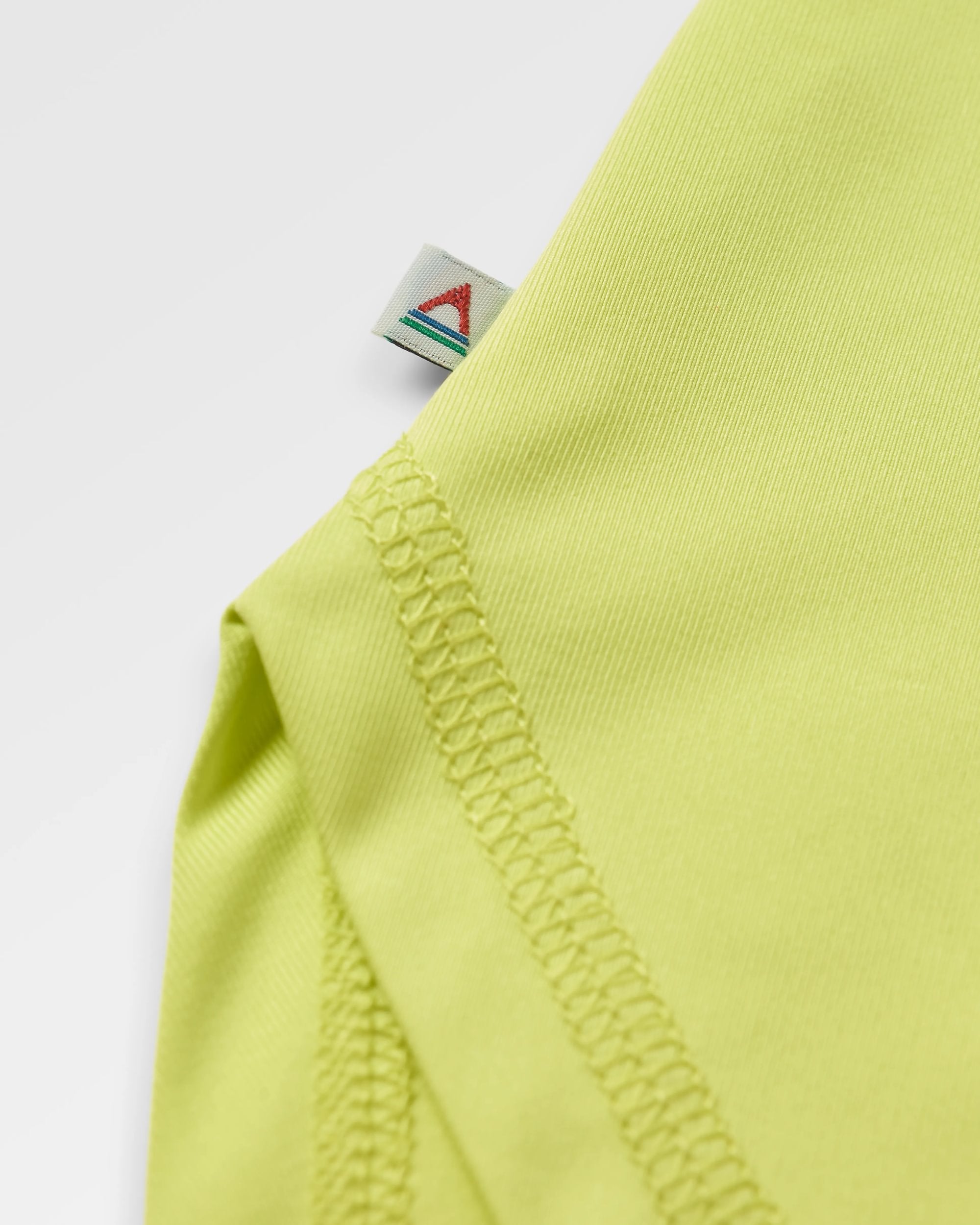 Twist Recycled Active Vest - Lime Juice - Flatlay