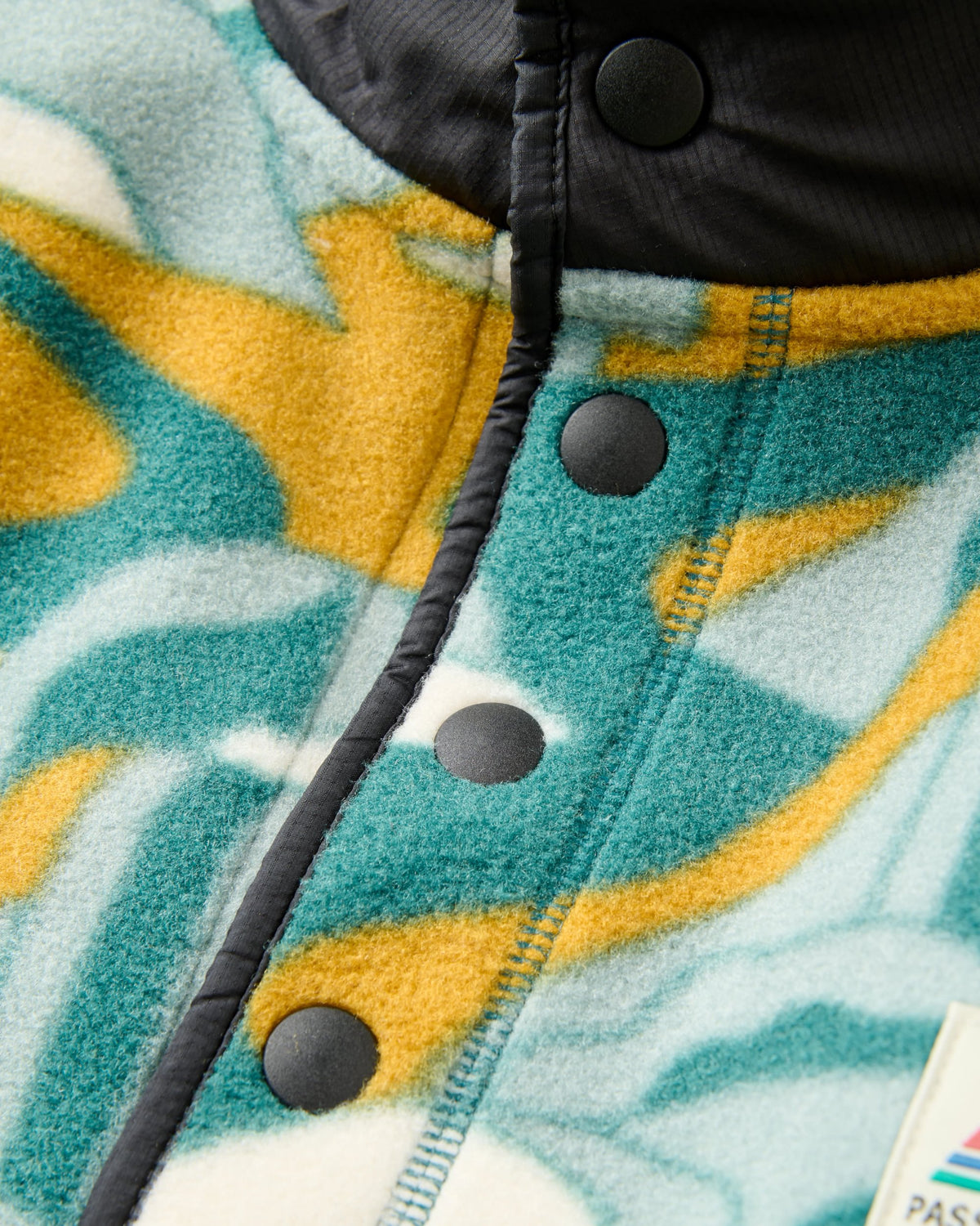 Dusk Polartec® Fleece - Slower Rhythms Deep Ocean - Flatlay