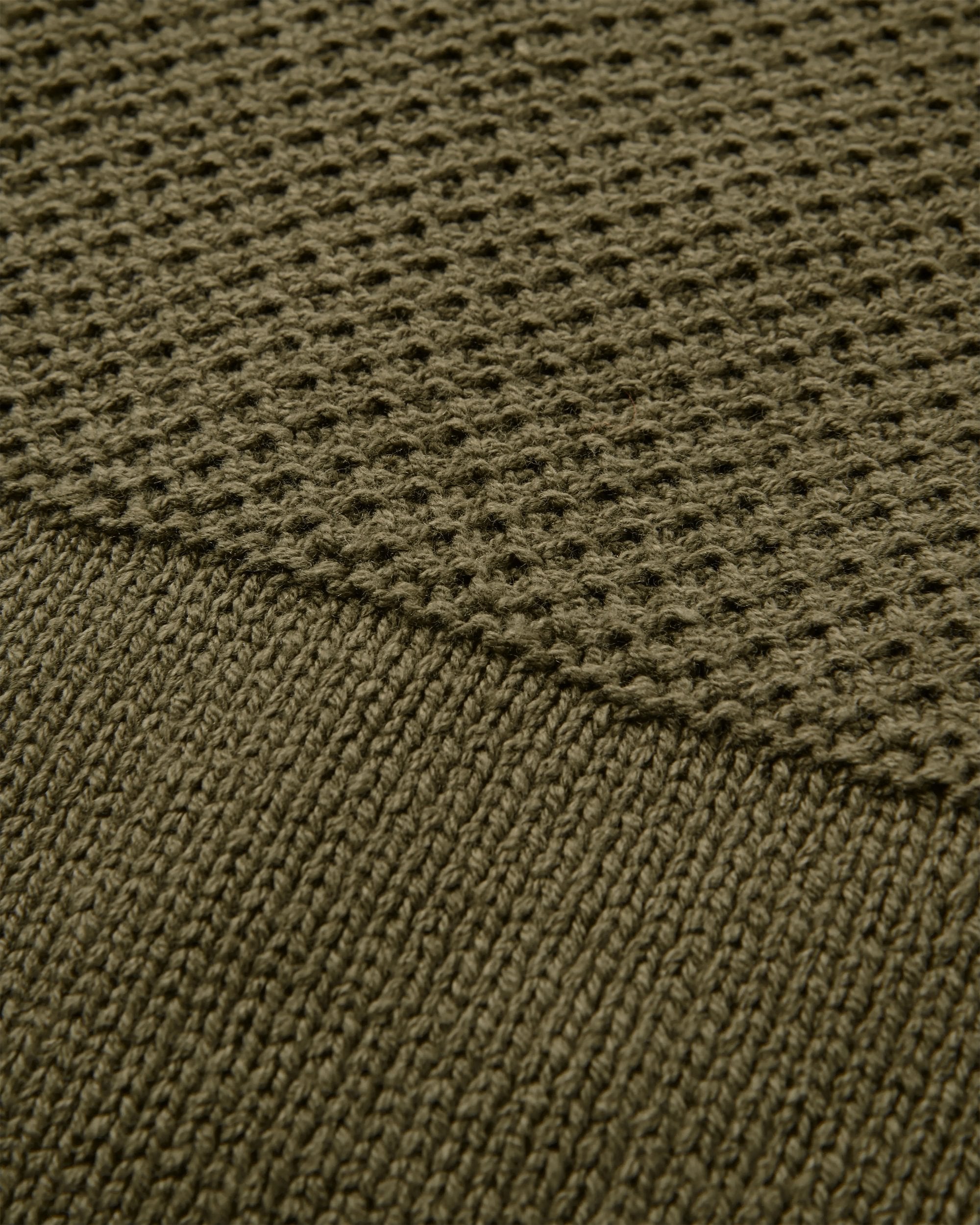 Swell Knitted Jumper - Khaki - Flatlay