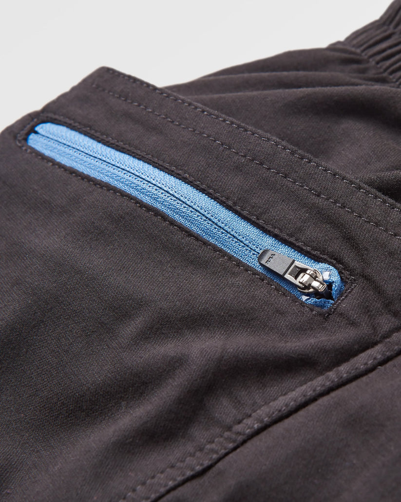 Evora Organic Cotton Gauze Trouser - Black main image 1